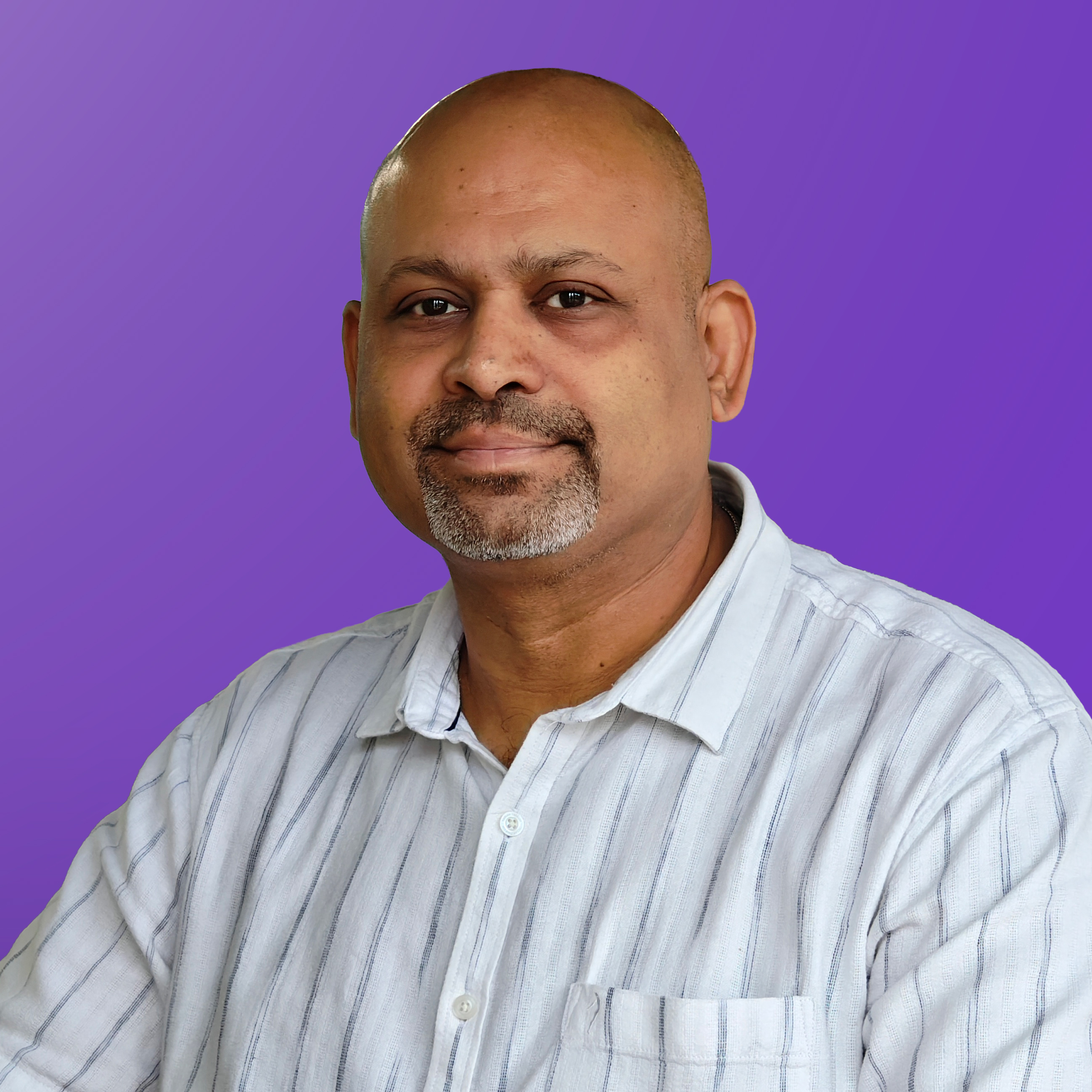 R Raj Shekhar's portrait